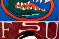 E-Gators or Noles (Your Choice) Includes stencils! Choose 1.