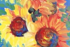 A-Abstract-Sunflowers
