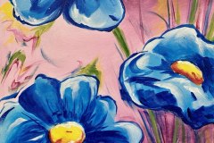 Blue flowers