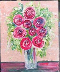 Abstract roses