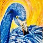 Blue Flamingo