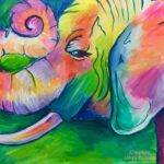 IRIDESCENT ELEPHANT