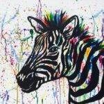 Zebra scaled