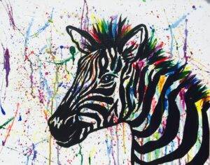 Zebra scaled