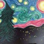 winter star night
