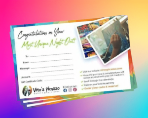 Paint And Sip Gift Cards