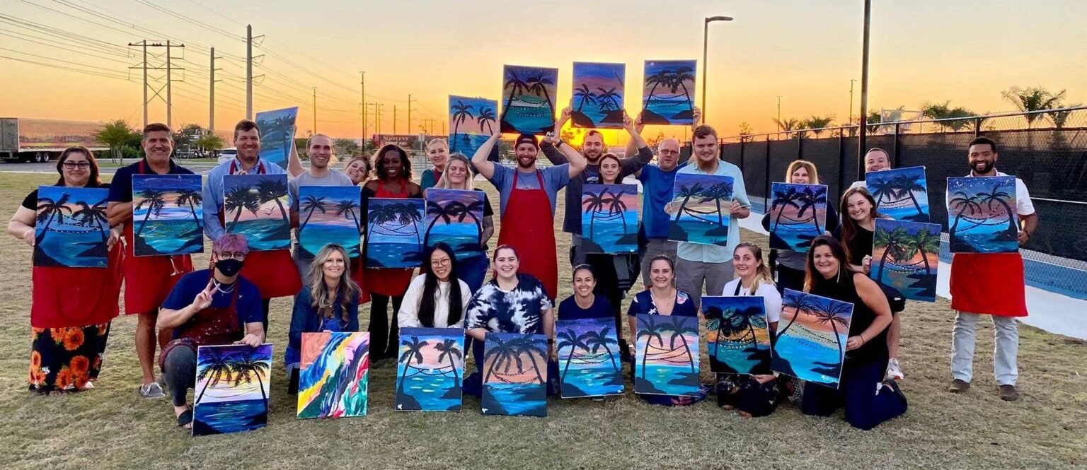 corporate private events 1 Paint And Sip Event